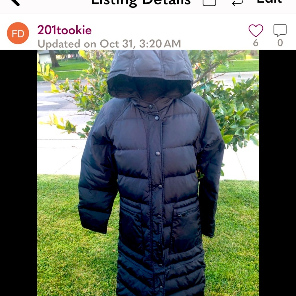 Unique Express Down Coat Size Medium - image 1